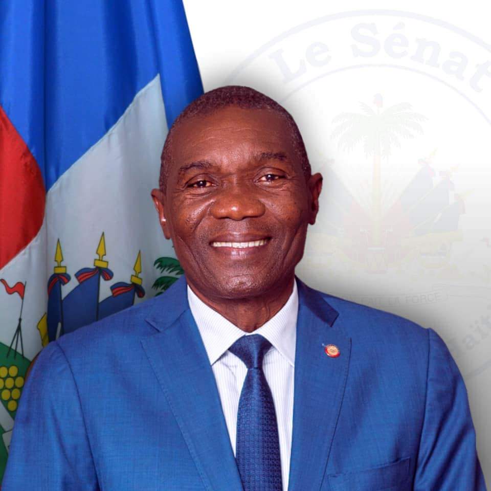 Haïti-Crise: Le Président du Sénat, Joseph Lambert et l'ambassadeur du Canada en Haïti, Stuart Savage se sont entretenus.