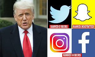 Facebook: Mark Zuckerberg annonce que Trump est banni de Facebook et d'Instagram pendant au moins les deux prochaines semaines.