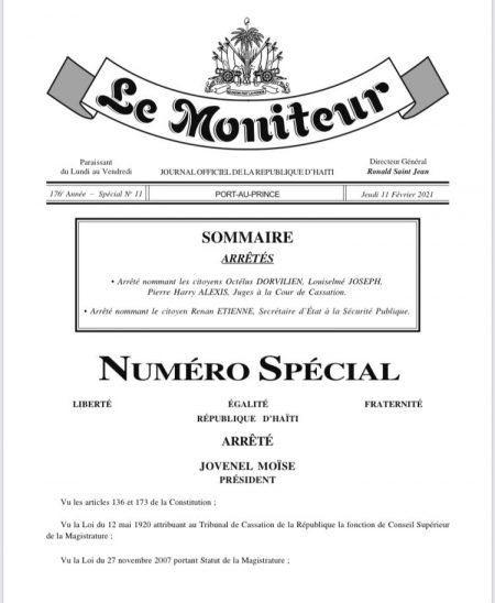 Justice/ Injustice : Nomination de Trois nouveaux juges à la Cour de Cassation.