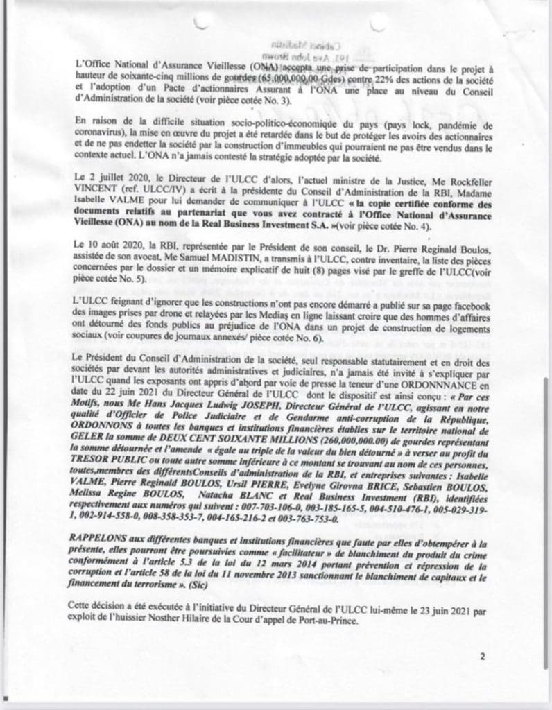 Haïti: Le Dr Réginald Boulos annonce qu'il va bouder l'invitation de L' ULCC