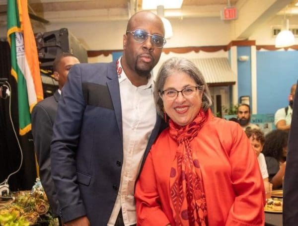 Artiste Wyclef et Daniela Levine Cava maire de Miami-Dade
