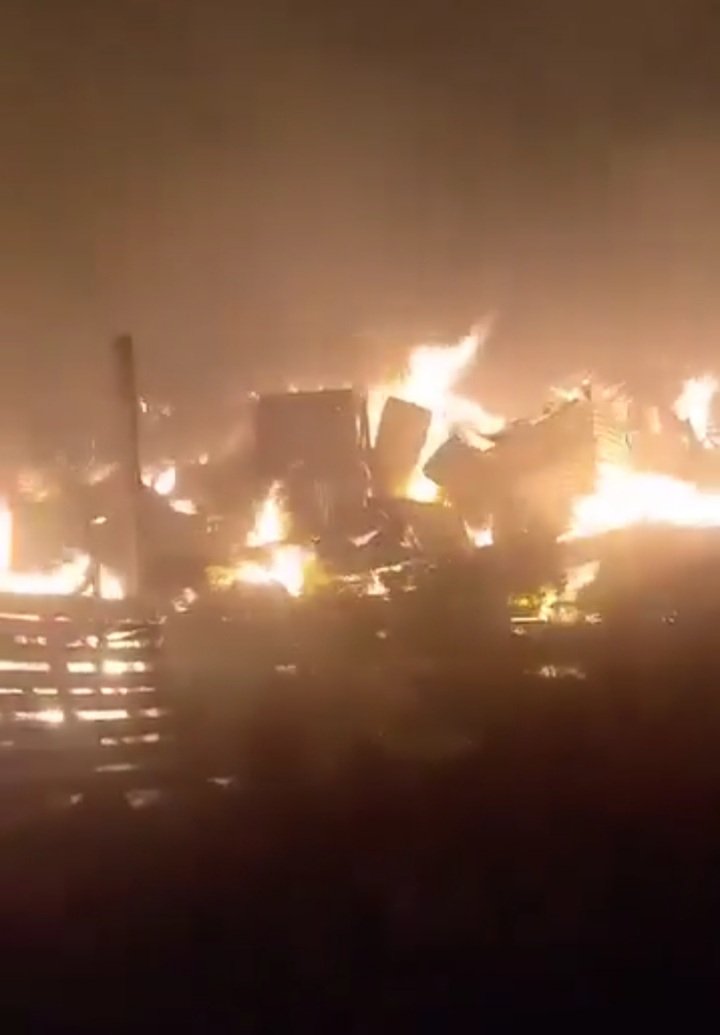 Une partie du marché communal des Gonaïves incendié
