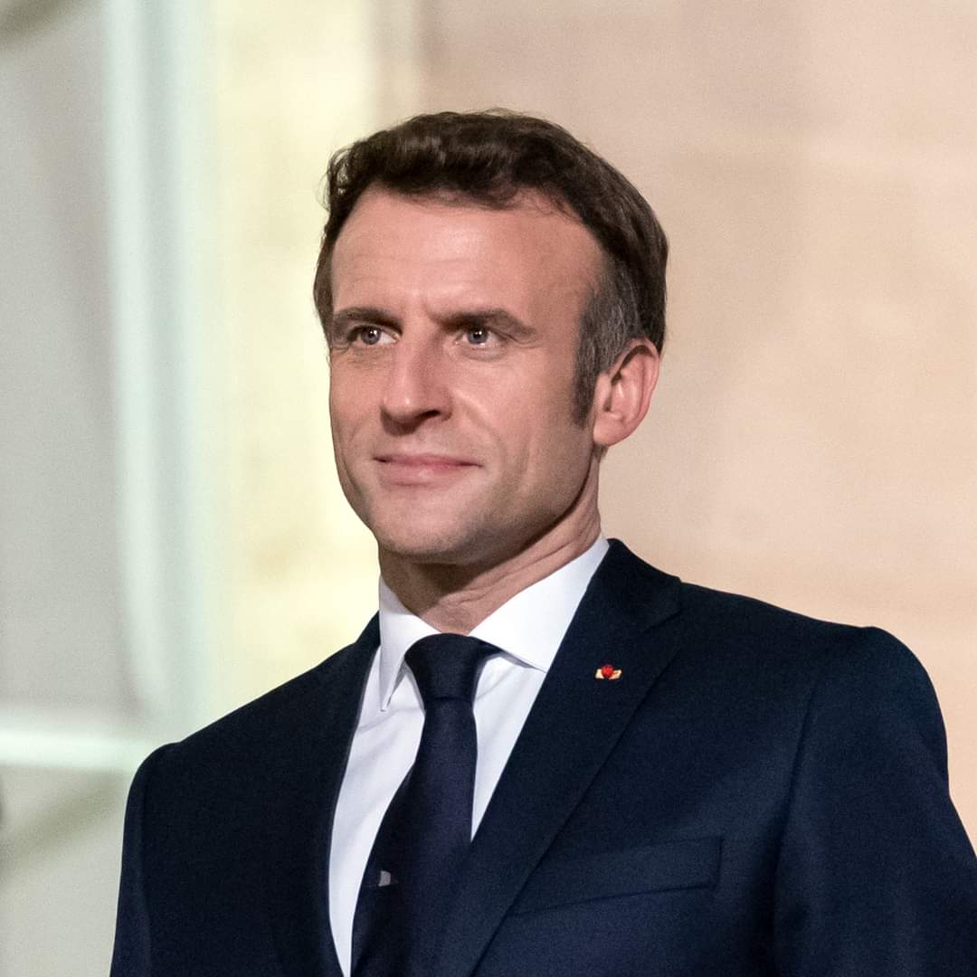 Emmanuel Macron président de la France ( credit photo @facebook)