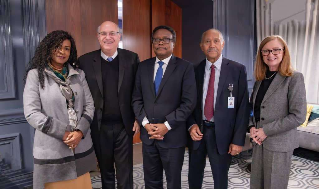 À Washington, le CP Fritz Alphonse Jean rencontre le Président de la BID