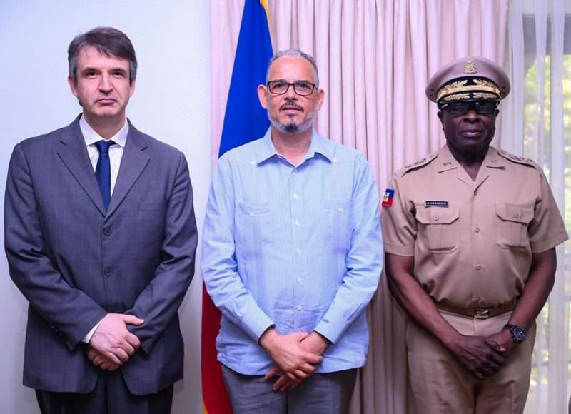 Coopération: le PM Alix Didier Fils-Aimé rencontre l’ambassadeur du Brésil accrédité en Haïti