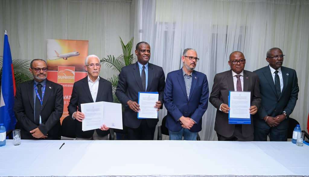 Reprise des vols domestiques suite à la signature d’un protocole d’accord avec Sunrise Airways