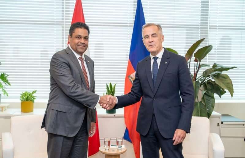 Rencontre entre le Président du CPT et le Premier ministre du Canada autour de la sécurité en Haïti