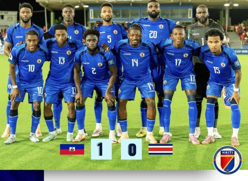 Football| Éliminatoires Mondial 2026 : la sélection haïtienne surprend le Costa Rica