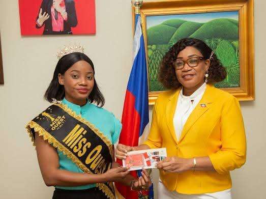 Le MCFDF distingue la lauréate de Miss Ouest Haïti 2026 et réaffirme son appui au leadership féminin