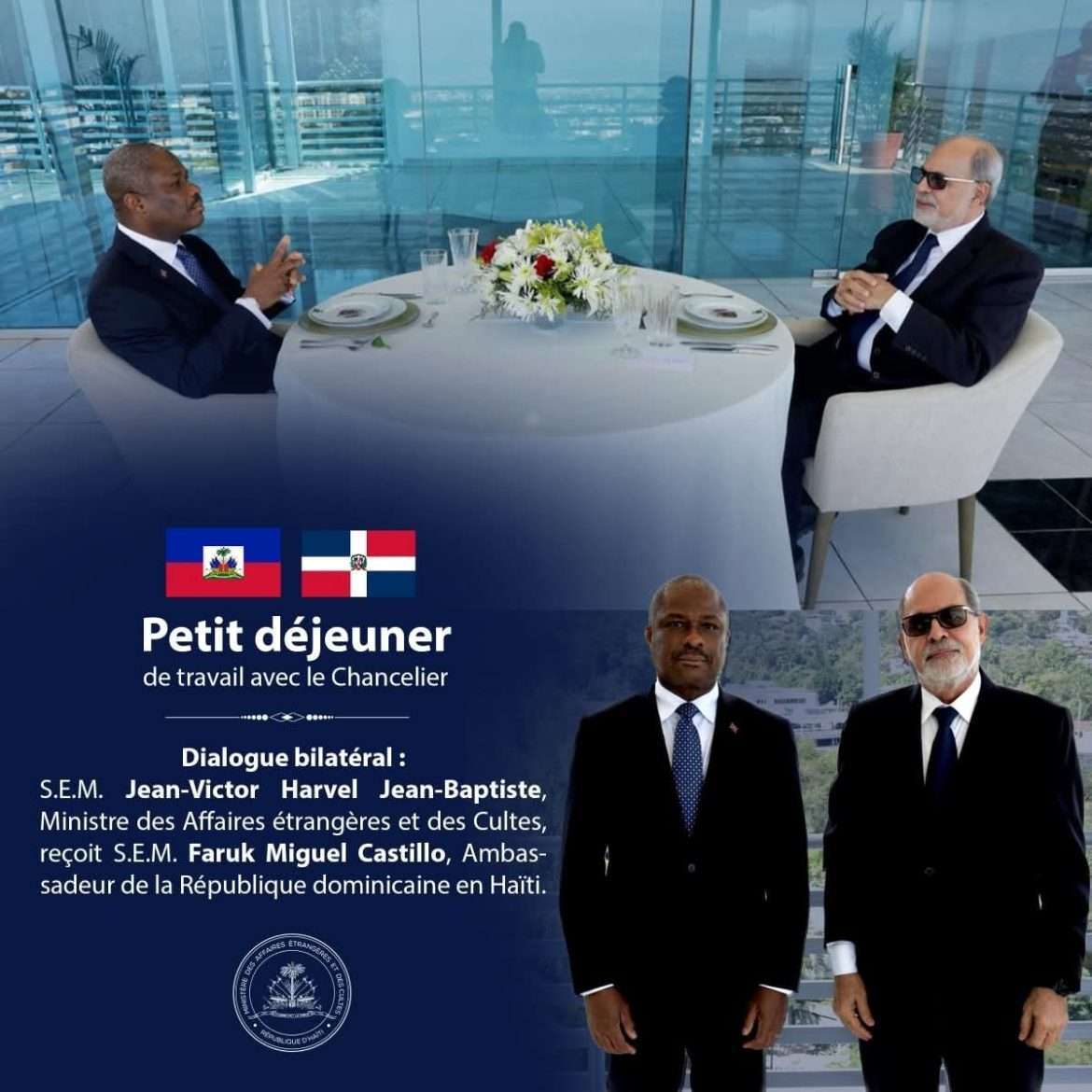 Haïti et la République dominicaine relancent le dialogue lors d’un petit-déjeuner diplomatique