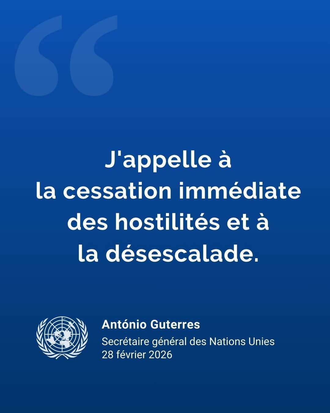 Escalade militaire au Moyen-Orient : l’ONU alerte sur une menace pour la paix internationale