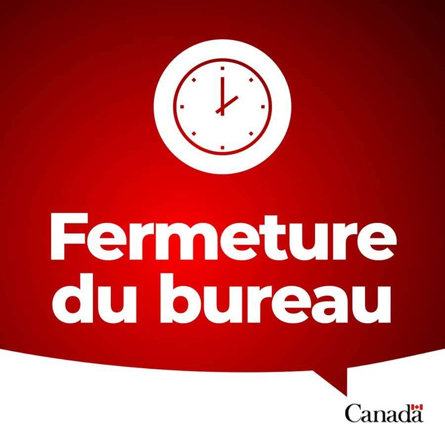 L'ambassade du Canada ferme ses portes pour Pâques