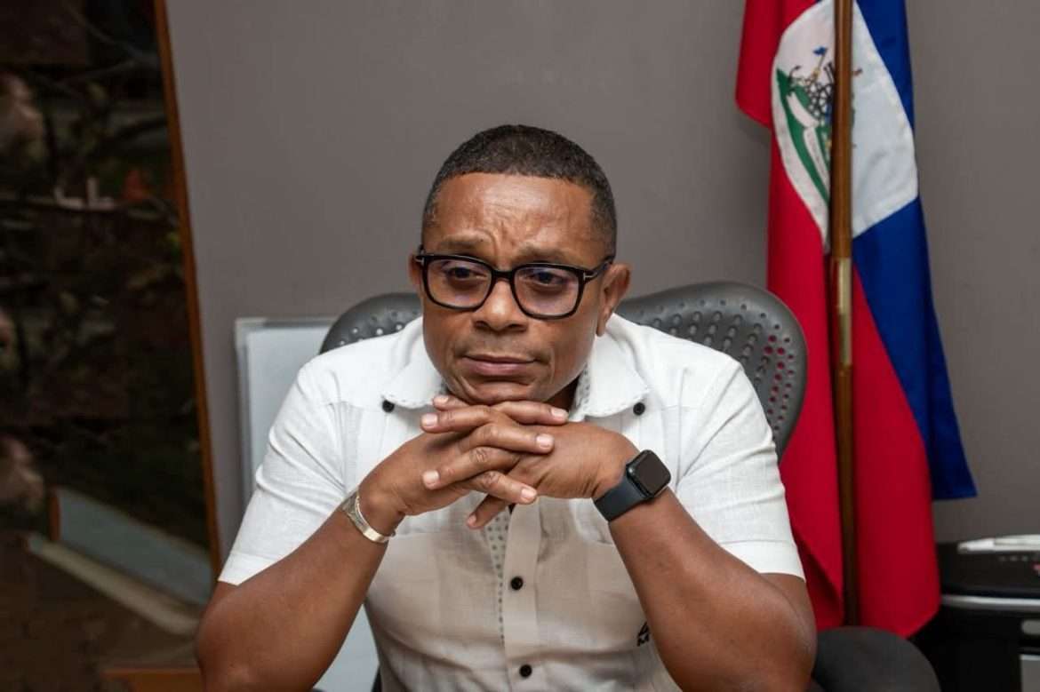 Joseph Almathe Pierre Louis, ministre haïtien des Travaux publics MTPTC, Projet de corridors résilients Haïti Banque mondiale