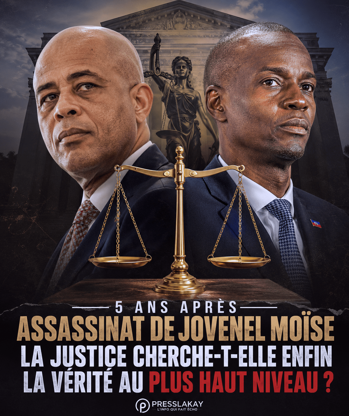 Éditorial | Cinq ans après l'assassinat de Jovenel Moïse, la justice haïtienne est-elle enfin prête à remonter jusqu'aux plus hauts sommets du pouvoir ?